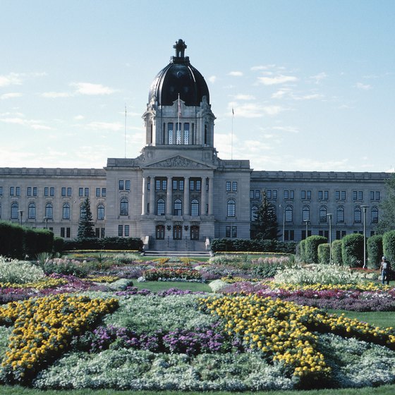 The Legislative Building is one of Regina's famous structures.