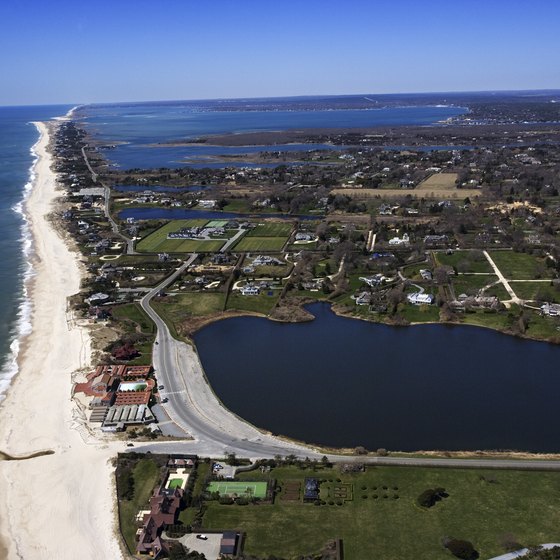 Shinnecock Inlet and Bay lie to the west of Southampton.