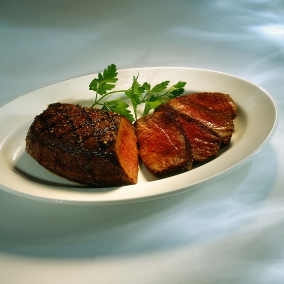 Diners can find grilled steak in the Meatpacking District in New York City.