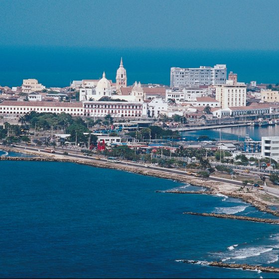 The Colombian port city of Cartagena.