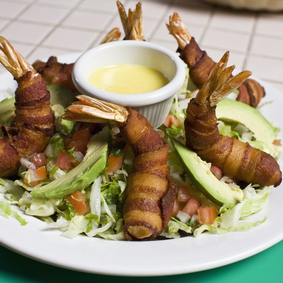 Some festival vendors get creative with their shrimp recipes.
