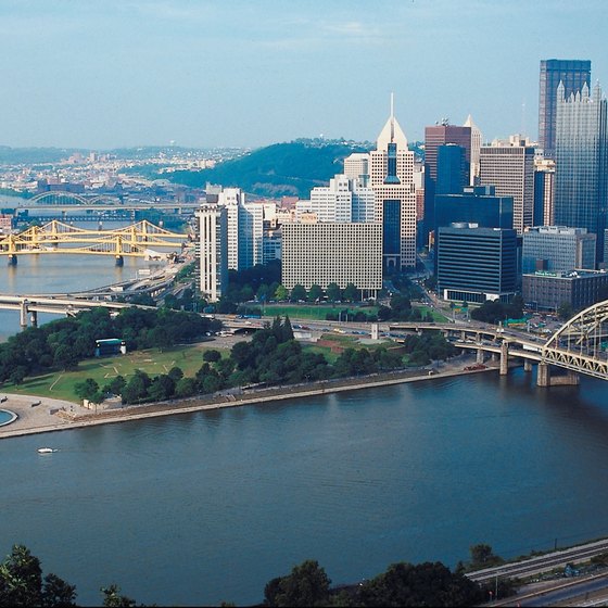 Pittsburgh has dozens of monuments all over the city.