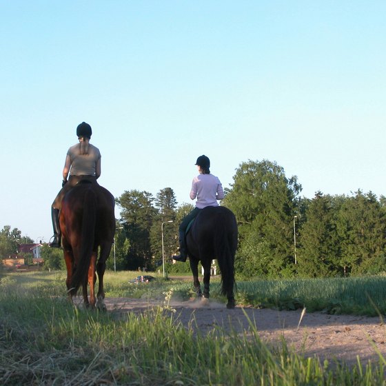 Trail riding is available in Pasco County parks.