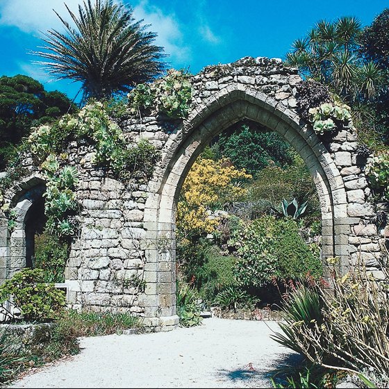 The Abbey Garden on Tresco, one of the Scilly Islands, bring a bit of the Mediterannean to Britain.