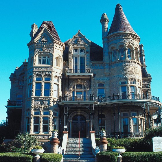 Galveston is home to many historic buildings, including Bishop's Palace.