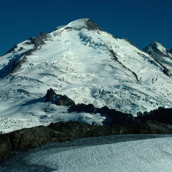 Mt. Baker in Washington receives some of the country's biggest snowfalls.