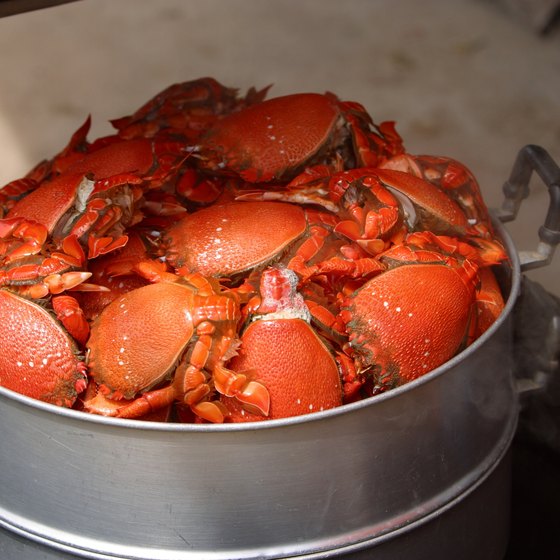 Lousiana crawfish are a highlight of the Augusta festival.