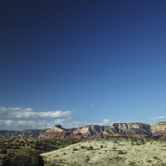Enjoy scenic red rock views on the road to Munds Park.