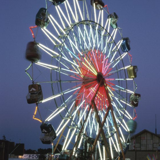 Ride the Ferris wheel at the Washington State Fair.