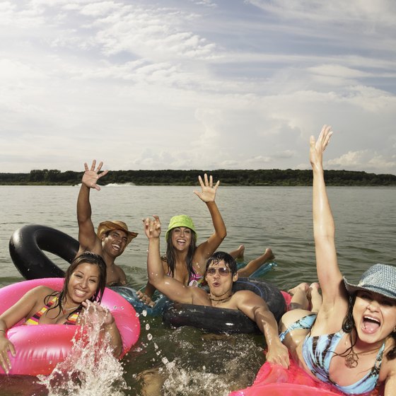 Float to sandy beaches along Palo Pinto's lakes and rivers.
