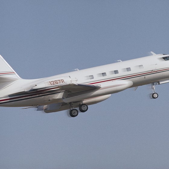 Learjets are a comfortable, exclusive way to travel.