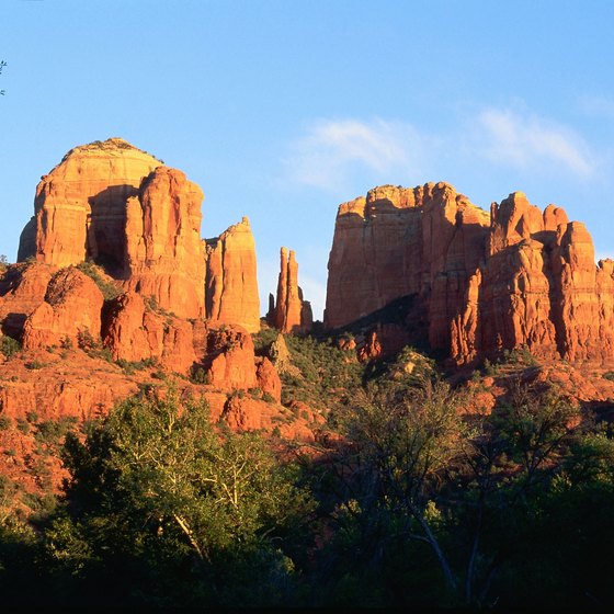Sedona, Arizona, is known for its picturesque red rocks.
