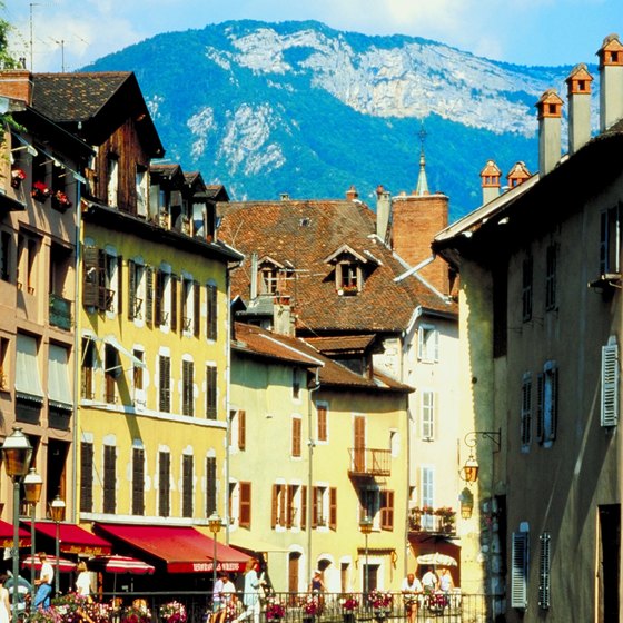 Annecy is a gateway town to the French Alps.