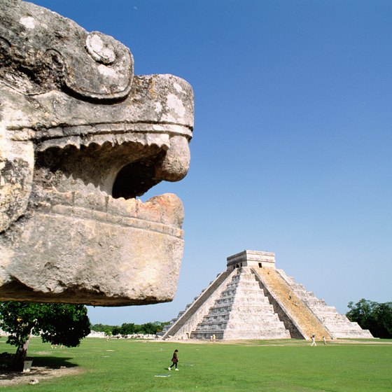 The ancient ruins at Chichen Itza provide a dramatic setting for concerts.