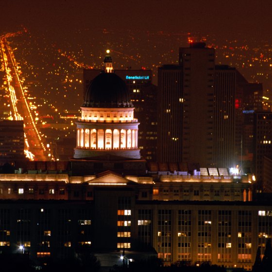 Utah State Capitol in Salt Lake City.