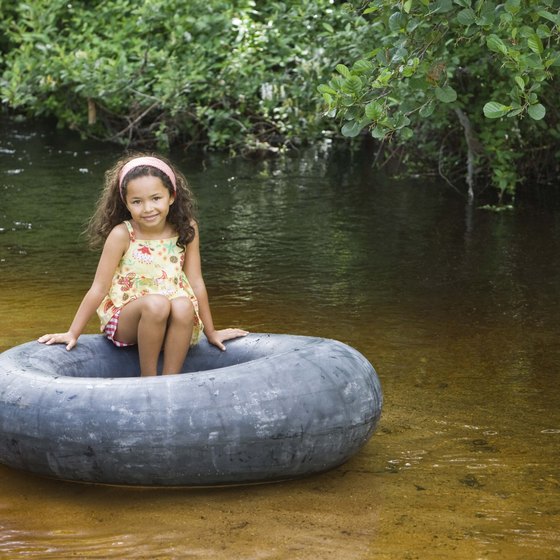 Tubing is popular on Texas State Park's Guadalupe and Comal Rivers.