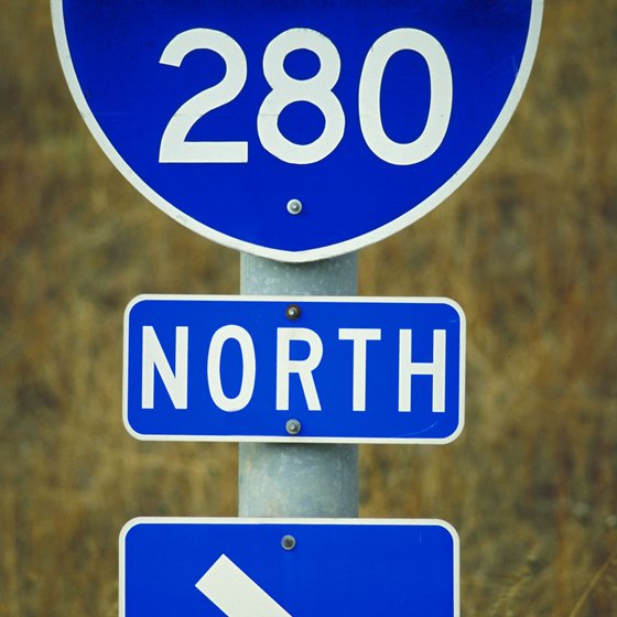 Interstate 280 runs the length of the San Francisco peninsula.
