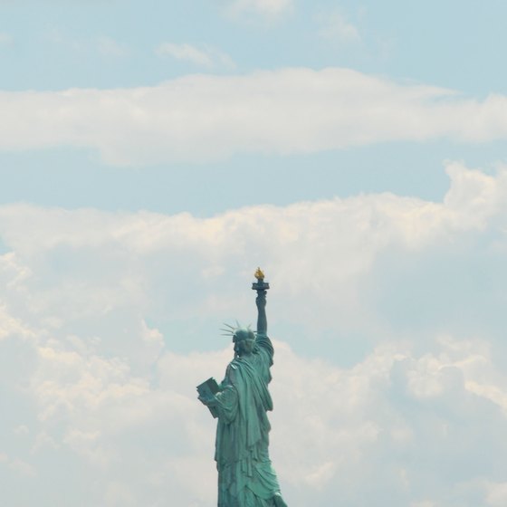 Liberty State Park: The closest view of Lady Liberty from land.