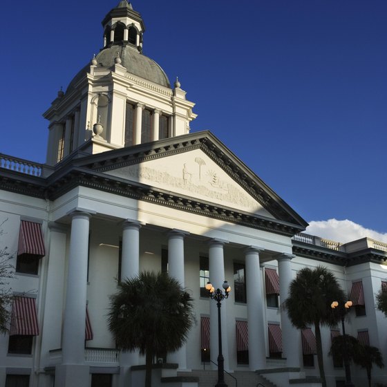 The Old Capitol building in Tallahassee, which lies in the eastern section of Florida's Panhandle.