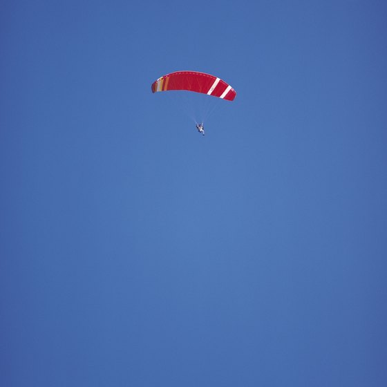 Skydiving is popular with all age groups.