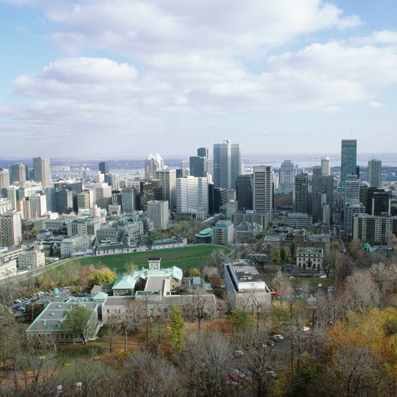 View of Montreal from Mont Royal
