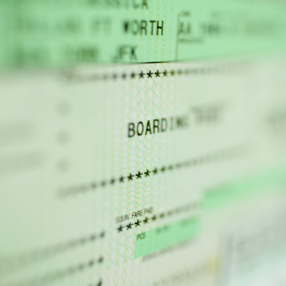 The information printed on airline tickets can be helpful for travelers.