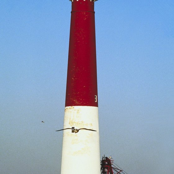 The Barnegat Lighthouse marks one of Long Beach Island's many attractions.