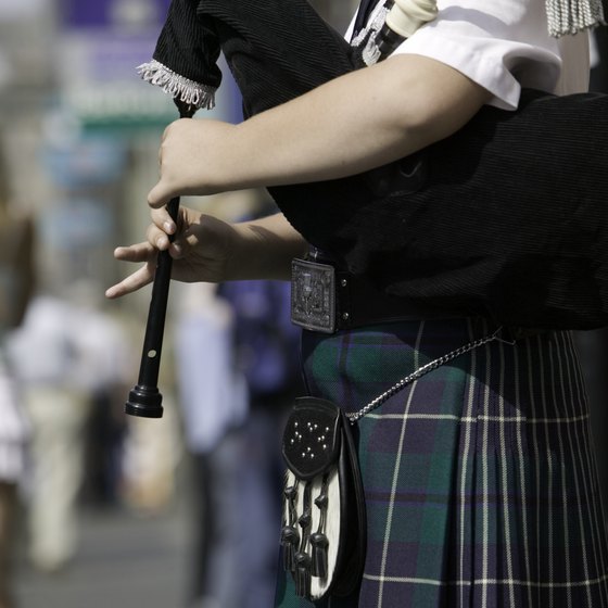 Bagpipe bands are common at Celtic festivals in Pennsylvania.