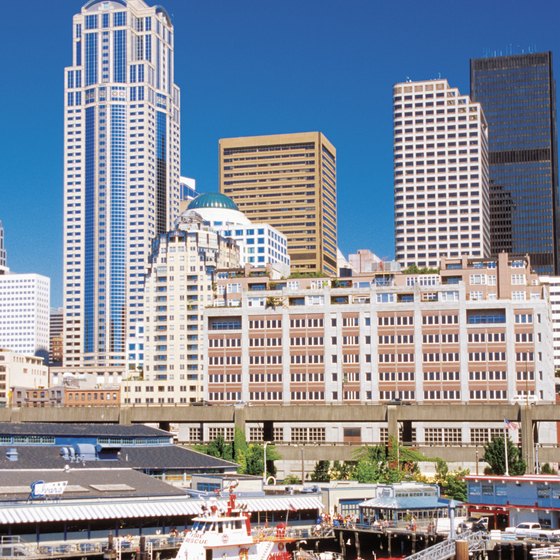 Seattle's piers are hubs of activity.