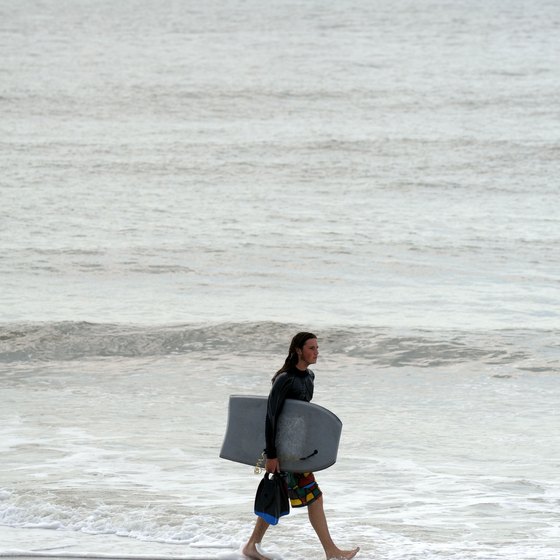 A sports bar visit can follow a day of surfing at Cape May.