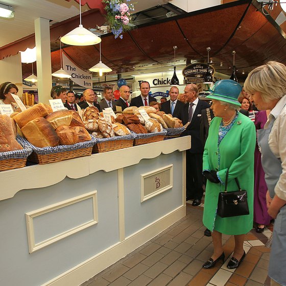 Queen Elizabeth visited Cork's English Market in 2011.