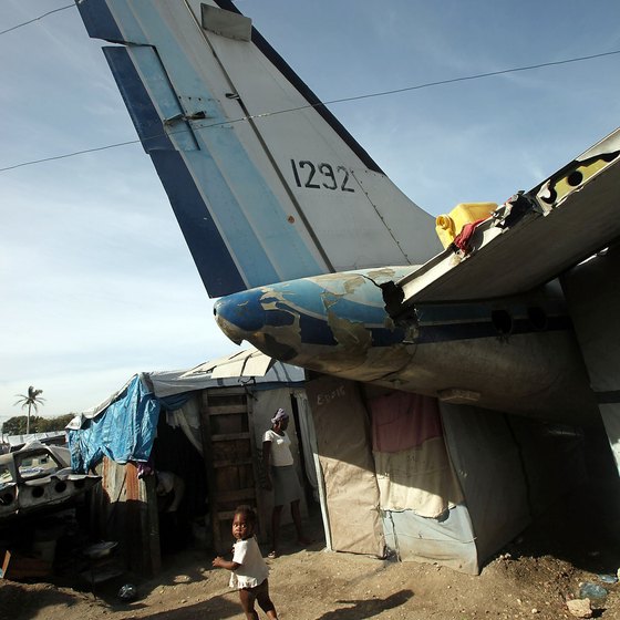 Infrastructure is minimal at most of Haiti's airports.