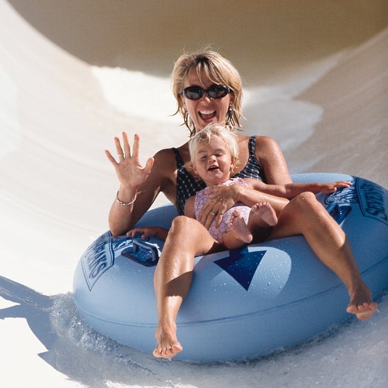 The tube slide: just one of many water park activities.