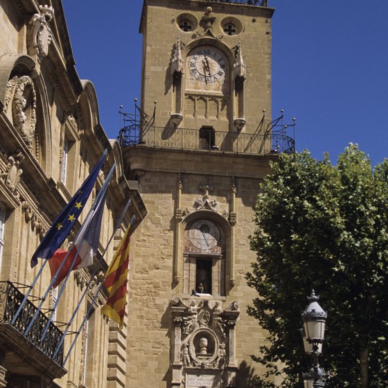 One of the sights of Aix-en-Provence.