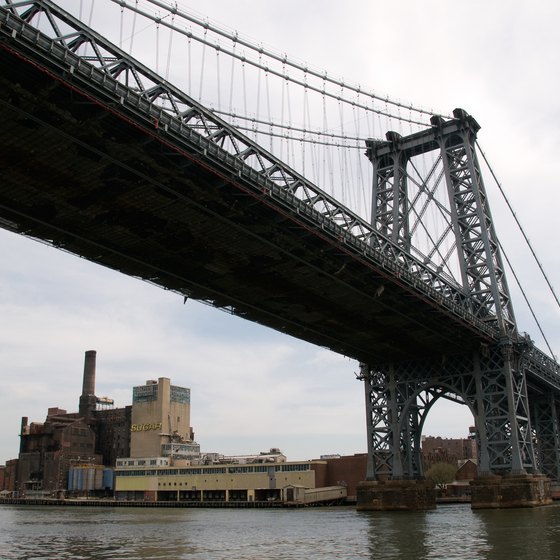 The Williamsburg Bridge connects the Lower East Side to some of Brooklyn's trendiest neighborhoods.