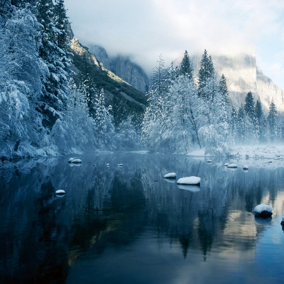 Book in the off-season for skiing, striking scenary and inexpensive resort lodging in Yosemite.