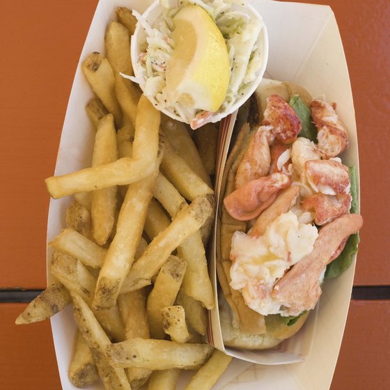 Lobster rolls are a New England favorite.