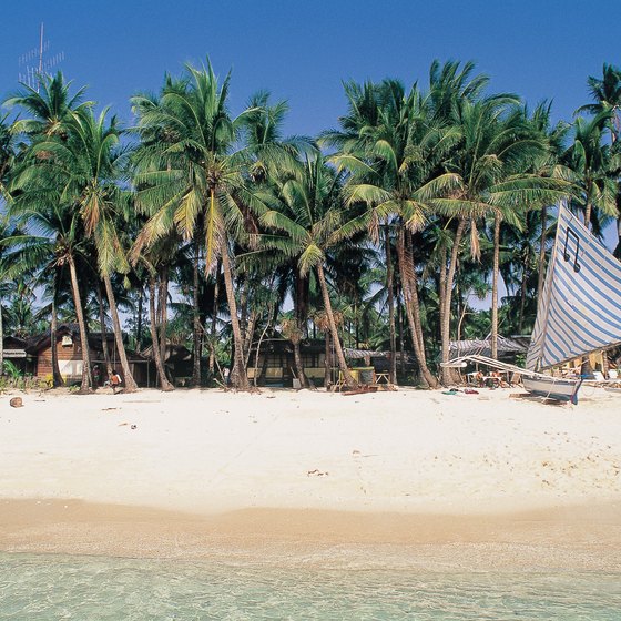 The countless unspoiled beaches of the Philippines make great sites for tent campers.