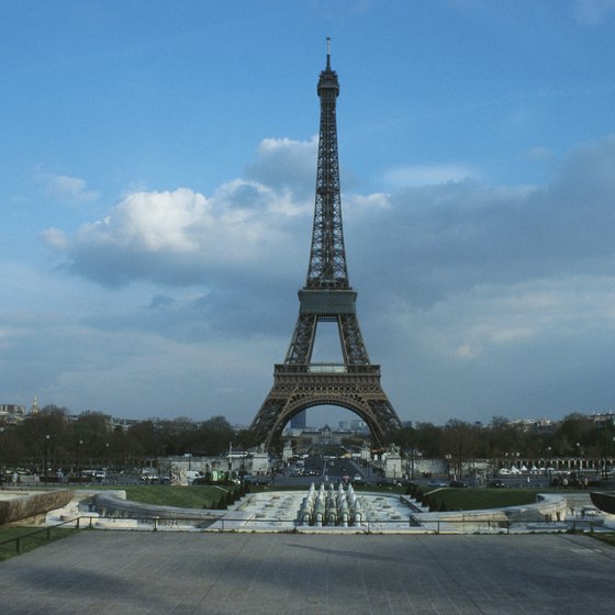 Paris' Eiffel Tower is one of Europe's best-known landmarks.