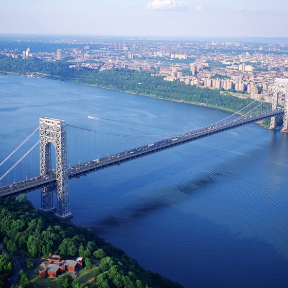 If you're driving or taking a taxi to JFK Airport from Hackensack, you'll pass over George Washington Bridge.