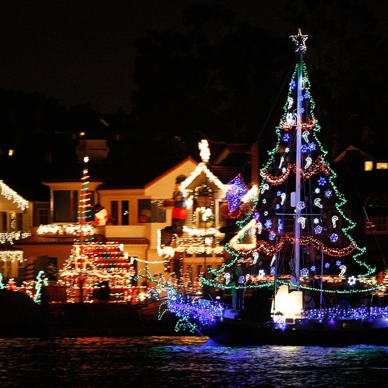 The Christmas Boat Parade in Newport Beach, California is one of the best in the nation.