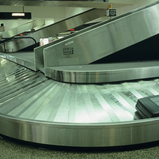 If you don't see your bag at baggage claim, report it to Lufthansa.