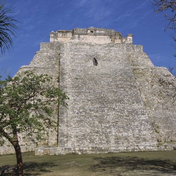 The Uxmal ruins lie along Mexico's Mayan Riviera, a prominent beach destination.