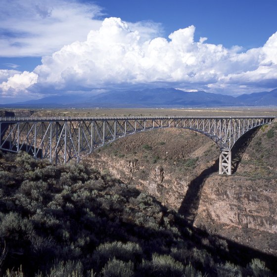 New Mexico's tallest bridge was the second highest in the country when it was built.