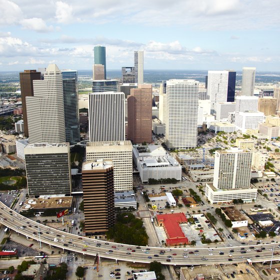 A rented car lets you travel Houston's expansive roadways.