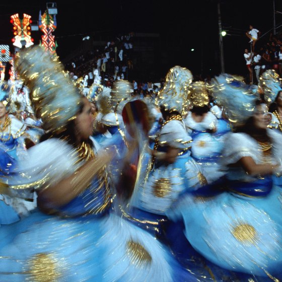 Rio de Janeiro's carnival is a colorful spectacle.