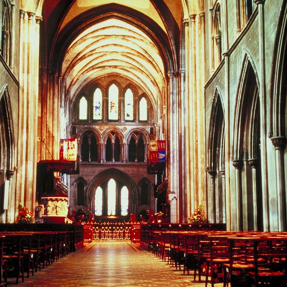 St. Patrick's Cathedral in Dublin is a frequent stop on Irish group tours.