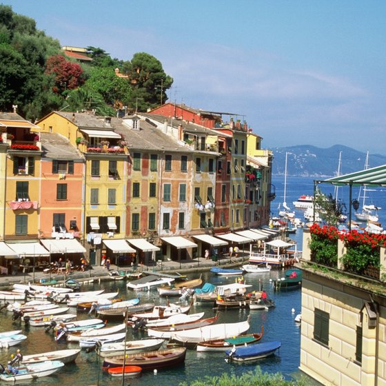 Portofino is centered around its small harbor.
