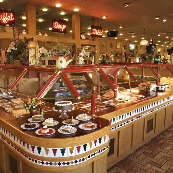 All-you-can-eat buffets are an economical dining choice.