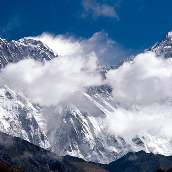 The world's highest peak, Mount Everest, is accesible only during brief windows of good weather.